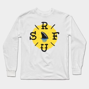 Surf Shark Directions Long Sleeve T-Shirt